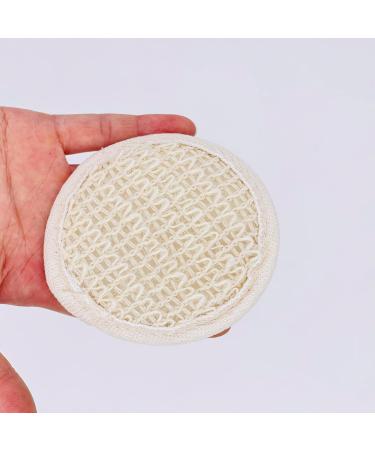 Soft Weave Exfoliating Facial Pads - Bath & Shower Cleaning Sponges for Face & Body | 4 Pack - International Shipping Available - Buy Online on GoSupps.com