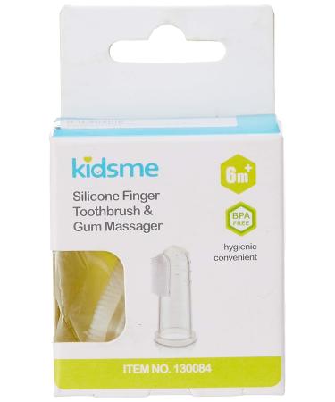 Kidsme Silicone Finger Toothbrush & Massager for Babies | Safe & Effective Oral Care | International Shipping Available - Buy Online on GoSupps.com