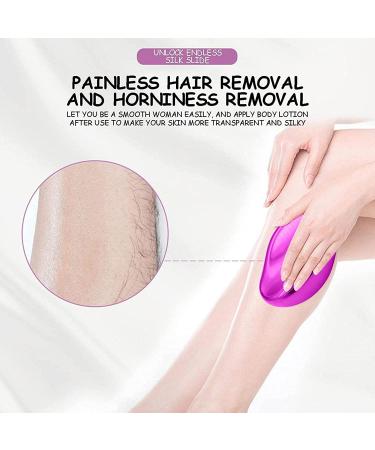 Crystal Hair Eraser for Women Legs - Painless Hair Removal Tool - Washable Nano Hair Remover - Smooth Skin Effect - Black - Buy Online on GoSupps.com