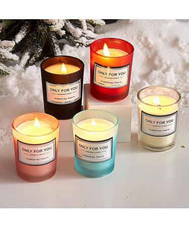 Highly Scented Natural Soy Candles for Home - Stress Relief Aromatherapy & Gift Idea | Organic Lavender Wax in Black Glass - Buy Online on GoSupps.com