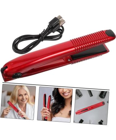 FRCOLOR 3pcs Hair Straightener & Curler Set - Cordless USB Electric Curling Iron & Flat Iron for Bangs & Short Hair - Perfect for Travel - Buy Online on GoSupps.com
