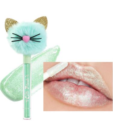 Waterproof Natural Shimmer Lipstick for Women Girl Cute Glitter Luminous Shiny Brightening Lip Balm Lip Gloss Lip Conditioning Oil Rejuvenating Serum - Buy Online on GoSupps.com