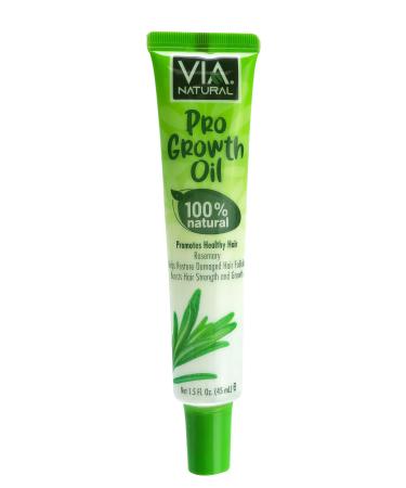 Via Natural 100% Natural Pro Growth Oil 1.5 Fl Oz (Pack of 1)