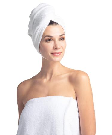 Fishers Finery Women's Terry Cloth Head Scarf - Soft Microfiber & Bamboo Viscose 19x40 | International Shipping Available - Buy Online on GoSupps.com