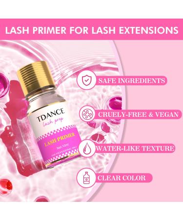 TDANCE Lash Primer for Lash Extensions - 10ml | Professional Eyelash Extension Primer for Enhanced Adhesive Bonding & Retention - Buy Online on GoSupps.com