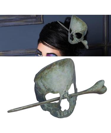 Halloween Hairpin Iron Small Exquisite Reusable Lifelike Halloween Hair Stick for Party Bar Home Halloween Hair Accessories for Women (Skeleton Shaped) - Buy Online on GoSupps.com