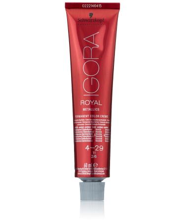 Schwarzkopf Igora Royal Premium hair color 4-29 medium-brown ash violet 1-pack (1 x 60 g) 4-29 medium brown ash violet 60 g (1 Pack)