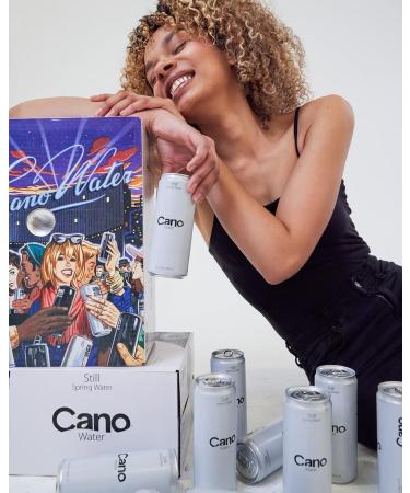 CANO WATER Resealable Still Water 12 x 500ml Cans in Multipacks Natural Spring Water Cans with Resealable Lids for Eco-Friendly Hydration - Buy Online on GoSupps.com