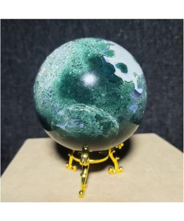 Natural Sphere 1pc Natural Crystal Moss Aquatic Agate Ball Quartz Gemstone Polished Home Decoration (Color : 890-700g) - Buy Online on GoSupps.com