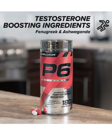 Cellucor P6 Original Testosterone Booster for Men  Build Advanced Anabolic Strength & Lean Muscle  Boost Energy Performance  Increase Virility Support  120 Capsules Testosterone Advanced Support 120 Count (Pack of 1) - Buy Online on GoSupps.com