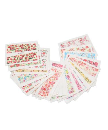 Nail Decals Nail Sticker Safe Eco Friendly Vivid Beautiful for Women Girls for Nail Salon for Birthday Party for Dating Gathering