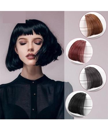 Bangs Hair Clip Synthetic Air Bangs Hair Extensions Wispy Bangs Clip Girls Natural Bangs Hair Piece Clip Hair Extension Wig Curved Bangs Bangs Clip in Hair (Color : T1B/613) - Buy Online on GoSupps.com