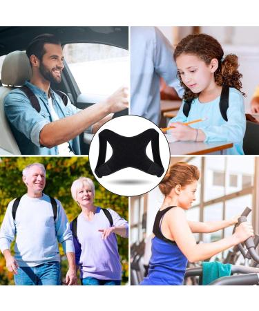Posture Corrector for Men & Women | Adjustable Back Brace for Neck & Lower Back Pain Relief - Buy Online on GoSupps.com
