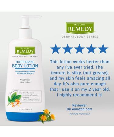 Remedy Dermatology Series Unscented Body Lotion for Dry and Sensitive Skin - 8 Oz, Paraben-Free (1 Pack) - Buy Online on GoSupps.com