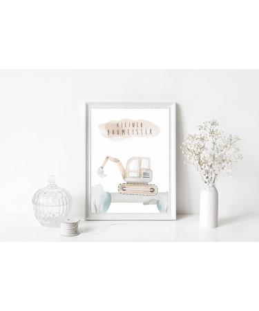 Double Critical Lemmami Stationery Set | 3er Murals for Children's Room | Baby Room Decor | Excavator & Construction Site Posters | A4 Wall Art for Boys - Buy Online on GoSupps.com