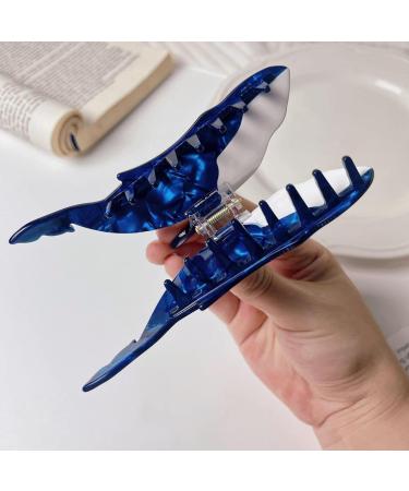 Shell Jaw Clip Hair Claw Clip Acetate Hair Clips Marble Pattern Hairpins Big Claw Clips for Women Beach Hair Accessories Mermaid Costume Accessories (3pcs B) - Buy Online on GoSupps.com