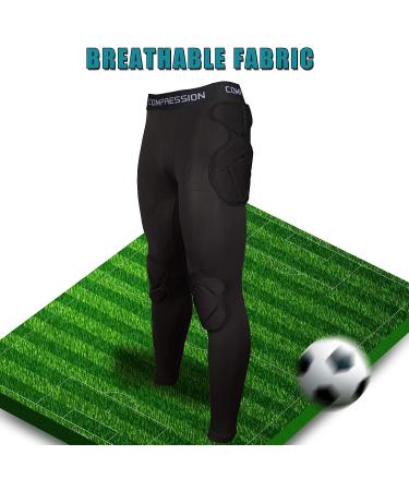 Shinestone Adult Men's Goalkeeper Armor BodyShield Padded Compression Set - Black Pants-02 X-Large - Buy Online on GoSupps.com