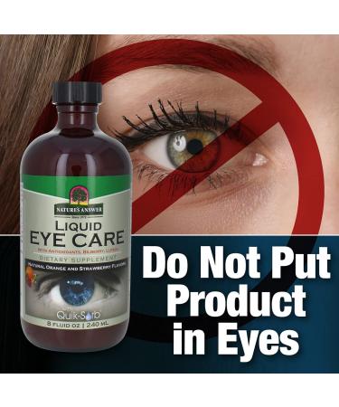Nature's Answer Liquid Eye Care Supplement - 8oz Vitamins for Healthy Eyes - Buy Online on GoSupps.com