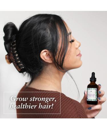 Baja Basics Organic Rosemary Hair Oil - 2 oz | Promotes Hair Growth, Moisturizes Scalp, Strengthens Hair | For Split Ends & Dry Scalp | Safe for all Hair Types - Buy Online on GoSupps.com