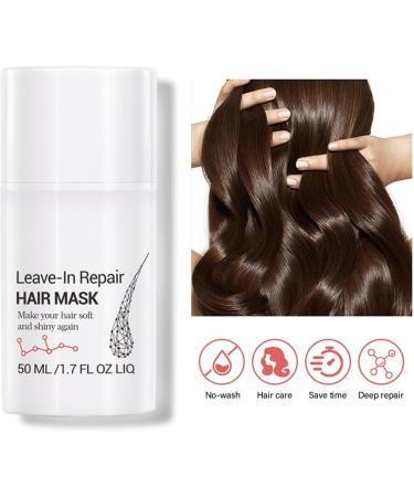 Leave-in hair cream Repair Hair Mask 50ml collagen hair mask dry and damaged hair mask moisturizing hair mask for extreme and coarse hair (2PC) - Buy Online on GoSupps.com