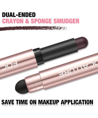 FOCALLURE No Crease Eyeshadow Stick - Matte & Shimmer Eye Shadow Pencil - Waterproof & Smudge-proof - HIT THE ROAD 18 - Buy Online on GoSupps.com