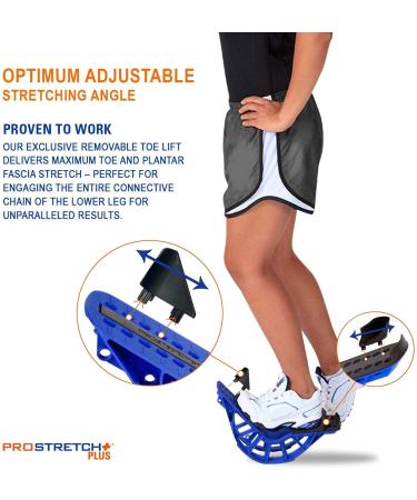 ProStretch Plus Calf Stretcher and Foot Rocker - Customizable for Plantar Fasciitis and Achilles Tendonitis - Made in USA - Buy Online on GoSupps.com