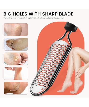 BEZOX Foot Scrubber - Stainless Steel Callus Remover for Smooth Feet | Effective Dead Skin Rasp - International Shipping Available - Buy Online on GoSupps.com