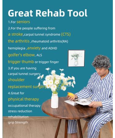 Adjustable Wrist Strap Stress Ball for Hand Therapy - Ideal for Adults, Seniors, Arthritis, Carpal Tunnel - Strength Training Hand Exerciser - Buy Online on GoSupps.com