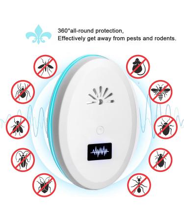 Ultrasonic Pest Repeller 4 Pack - Upgraded Electronic Rodent & Spider Repellent - Buy Online on GoSupps.com