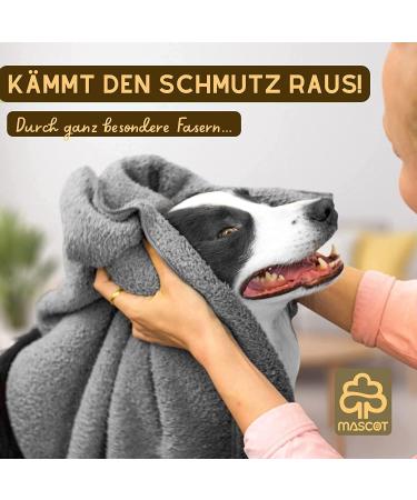 Buy Mascot Premium Dog Towel Duo - High Absorbency & Dirt Trapping - Perfect Fur Care - Compact Size 37x90 cm - International Shipping Available - Buy Online on GoSupps.com