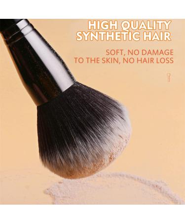 BEILI 40Pcs Professional Synthetic Makeup Brush Set for Foundation Blending Face Powder Blush Eye Shadows - Premium Kabuki Brushes Kit - Buy Online on GoSupps.com