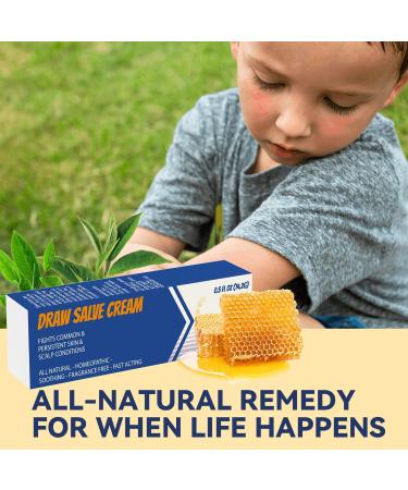Fast Acting Drawing Salve Cream for Eczema Relief - Moisturizer for Itchy Skin Suitable for Adults & Children - Buy Online on GoSupps.com