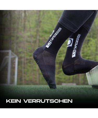Superlight Non-Slip Football Socks | Ultra-Light Breathable Sports Socks with Rubberized Knobs for Men & Women - Tapedesign - Buy Online on GoSupps.com