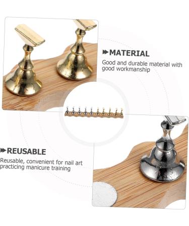 OATIPHO 1 Set Fake Nails Magnetic Nail Holder Nails Tips Display Stand Nail Stand for Press on Nails Nail Stands for Press on Nails Tips Practice Stand Acrylic Portable Nail Piece - Buy Online on GoSupps.com