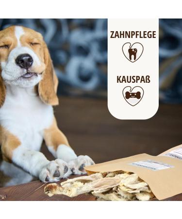 Petlove Rabbit Ears with Fur - 100% Natural Dog & Cat Treats (800g) | Easily Digestible & Nutritious Kausnack - Buy Online on GoSupps.com