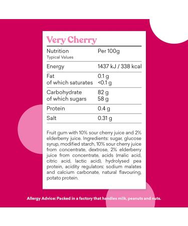 Candy Kittens Very Cherry Vegan Gourmet Candy - Palm Oil Free Gummies Made with Fruit Juice and Natural Flavors 125g - Buy Online on GoSupps.com