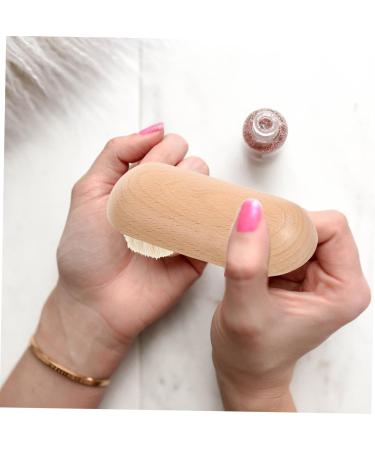 Nail Cleaning Brush Nail Brush Nail Scrubber Brush Nail Cleaner Brush Fingernail Scrub Brush Finger Nail Scrub Brush Toe Brush Wool minkissy - Buy Online on GoSupps.com