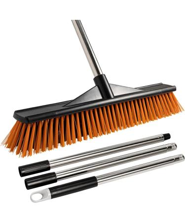 Floor Scrubbing Brush | Portable Scrubber for Floor Scrubbing Portable Floor Scrub Brush Grout Brush Outdoor Sweeping Brush for Warehouses Garages Balconies Decks Swimming Pools Dtt 50cm - Buy Online on GoSupps.com