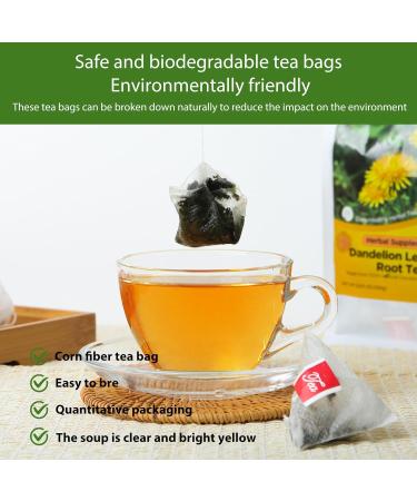 Dandelion Leaf And Root Tea Natural Dandelion Herbal Detox Tea Bags Protects Liver And Kidney Health Boosts Immunity Aids Digestion Caffeine-Free (1 Pack/50 Bags) Dandelion Root 1Bag(50pcs) - Buy Online on GoSupps.com