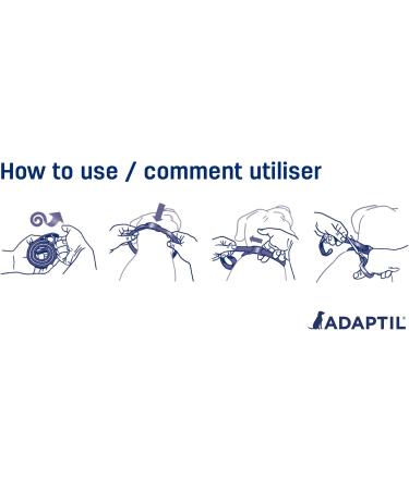 ADAPTIL Junior Calming Collar for Puppies - Reduce Crying & Whining and Improve Focus & Learning Dog Appeasing Pheromone Collar - (Puppy Calming Collar 1 Month Single Pack) - Buy Online on GoSupps.com