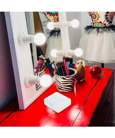 Heallily 4-Piece Colored Contact Lenses Case - Travel-Friendly Durable ABS Holder for Eye Care & Lens Storage - Buy Online on GoSupps.com