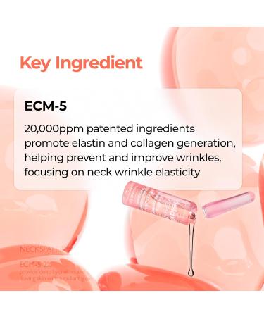 Necksphalt Neck ECM Barrier Ampoule 1.5ml (10 Pack) - Skin Firming & Hydrating | International Shipping - Buy Online on GoSupps.com