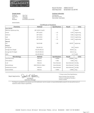 Buy Ultra Test Natural Testosterone Support Boost Energy & Performance | Fast International Shipping - Buy Online on GoSupps.com