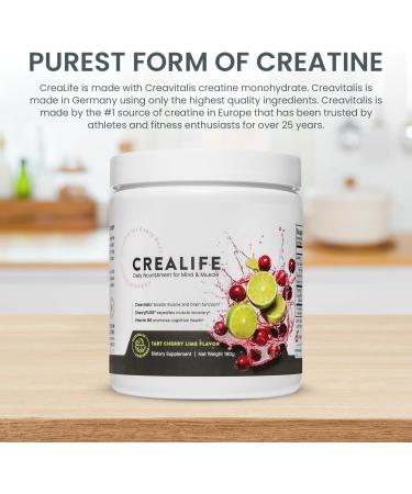 Buy German Micronized Creatine with USA Tart Cherry & Vitamin B6 - Caffeine-Free Pre/Post Workout Supplement for Men & Women | Tart Cherry Lime Flavor - Buy Online on GoSupps.com