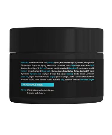 Organic Men's Face Cream | 24-Hour Hydration | Anti-Aging Moisturizer with Hyaluronic Acid, Collagen & Vitamin E | Improves Skin Texture | Men's Skin Care | 8oz - Buy Online on GoSupps.com