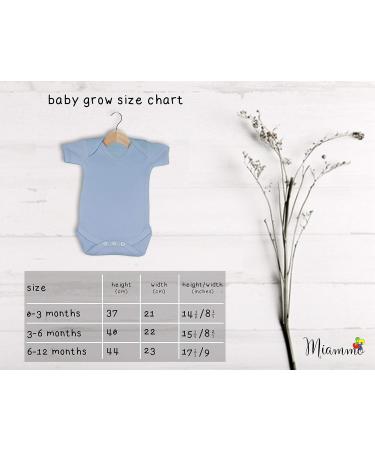 Miammo Crazy Nana Family Statement Baby Grow Vest (0-3 Months, Pastel Pink) - Buy Online on GoSupps.com