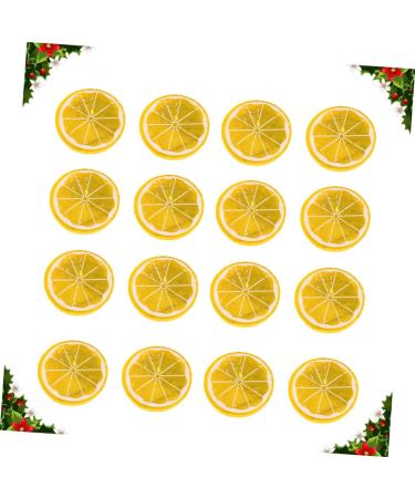Zerodeko 50pcs Barber Mats for Clippers Hanging Grapes Toys for Kids Kid Toys Orange Props Fruit Plastic Fake Yellow 5X0.9cm - Buy Online on GoSupps.com