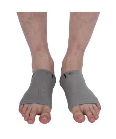 Dioche Arch Support Sleeves for Flat Feet Pain Relief | Compression Brace with Silicone Pads | Washable & Breathable Ankle Support - Buy Online on GoSupps.com