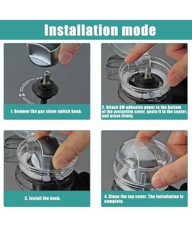 12 Pieces Child Lock Stove Rotary Knobs | Nizirioo Herd Safety Set for 4.2 cm Knobs | Premium Oven Protection Kit - Buy Online on GoSupps.com