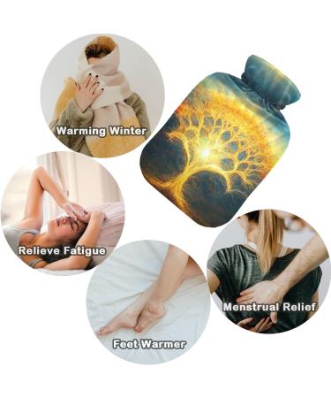 Buy Naanle Tree of Life Heat Bottle 2L - Transparent Hot Water Bottle with Lid for Pain Relief & Therapy | International Shipping Available - Buy Online on GoSupps.com